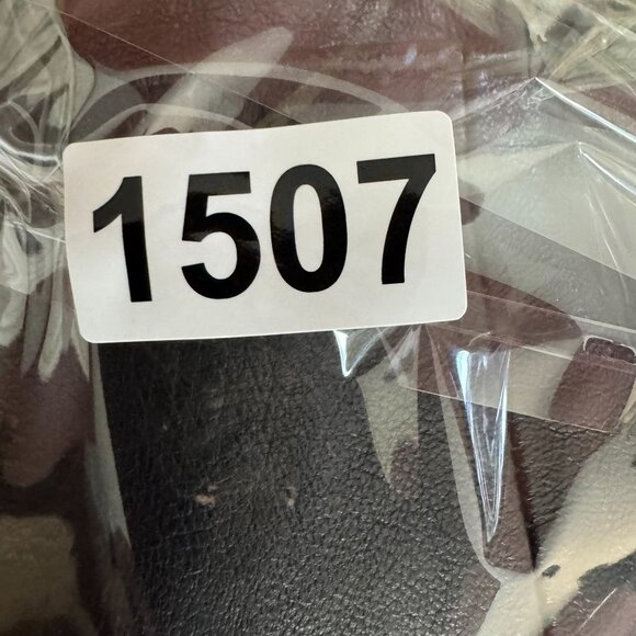 Vintage 90s Cache Black Leather High‎ Waisted Tapered Pants Size 6 Biker Sexy - Picture 7 of 7